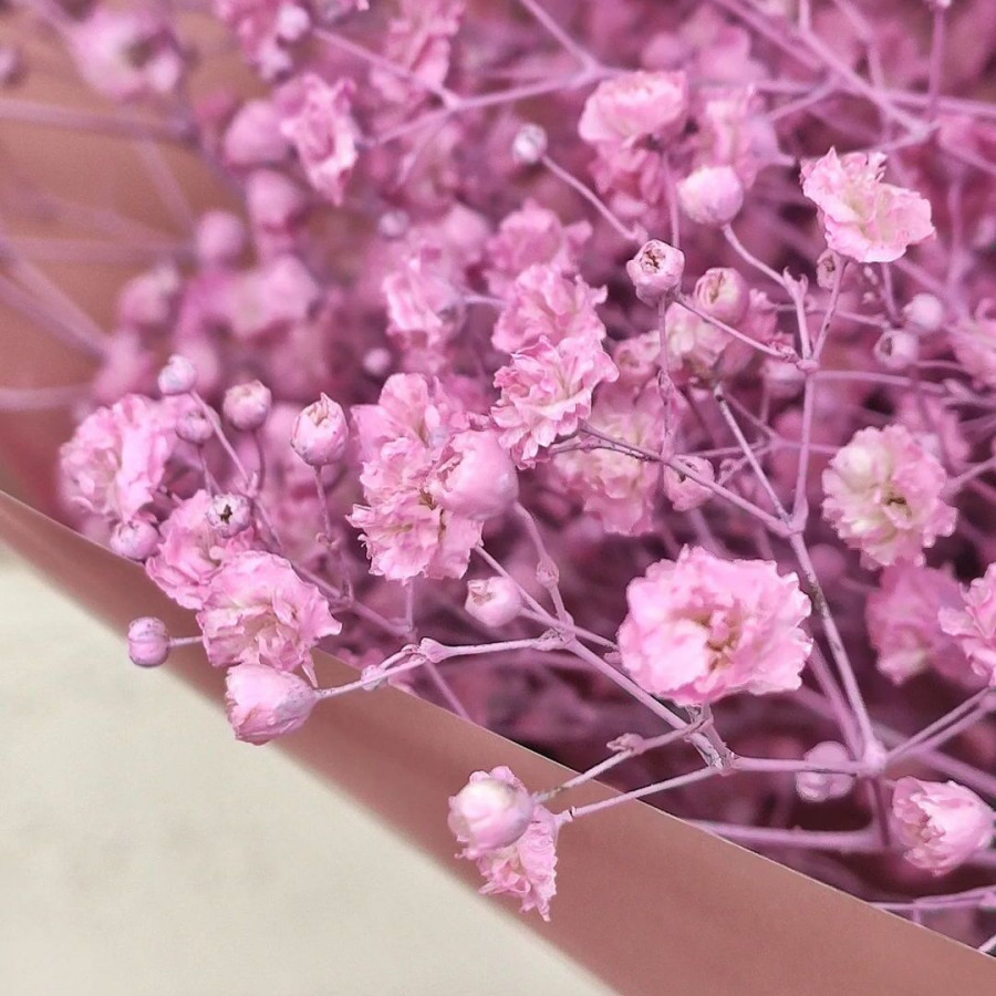 Букет из 11 розовых гипсофил - фото 3